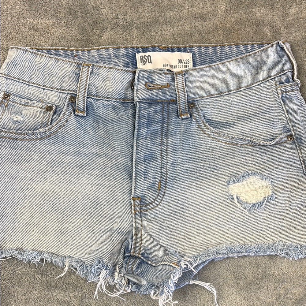 RSQ Blue Jean Shorts Classic Denim Style